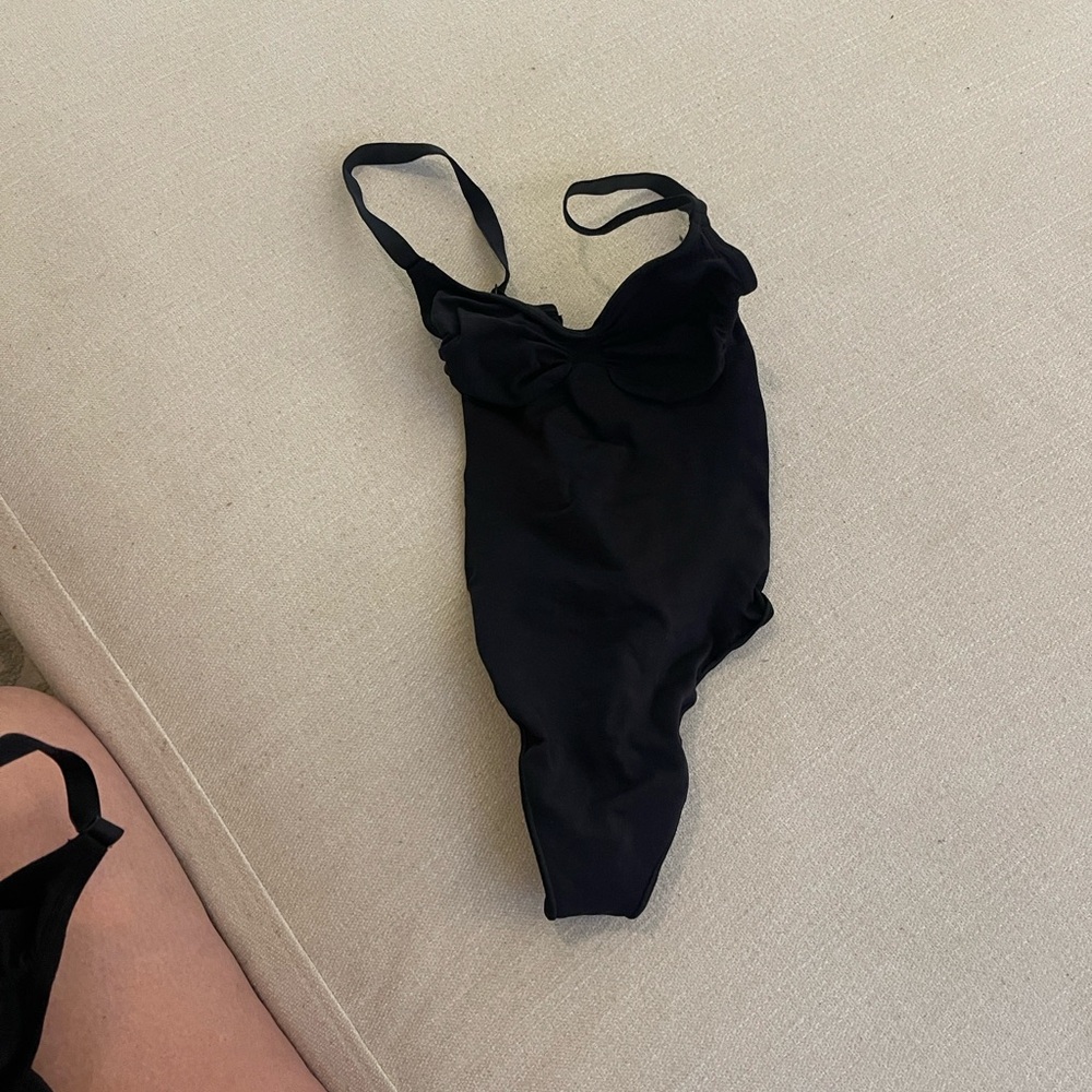 SKIMS Black Shapewear Bodysuit
